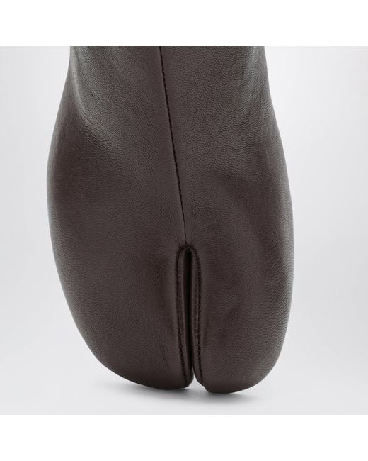 Maison Margiela Brown Mocha Tabi Ankle Boots