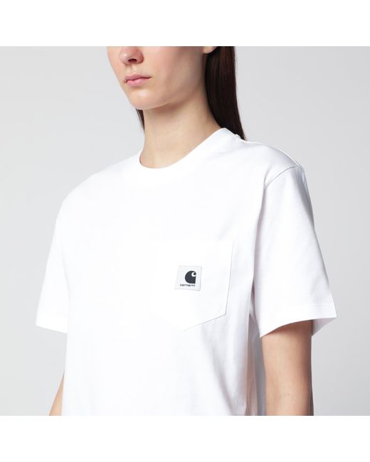 Carhartt White S/S Pocket T-Shirt