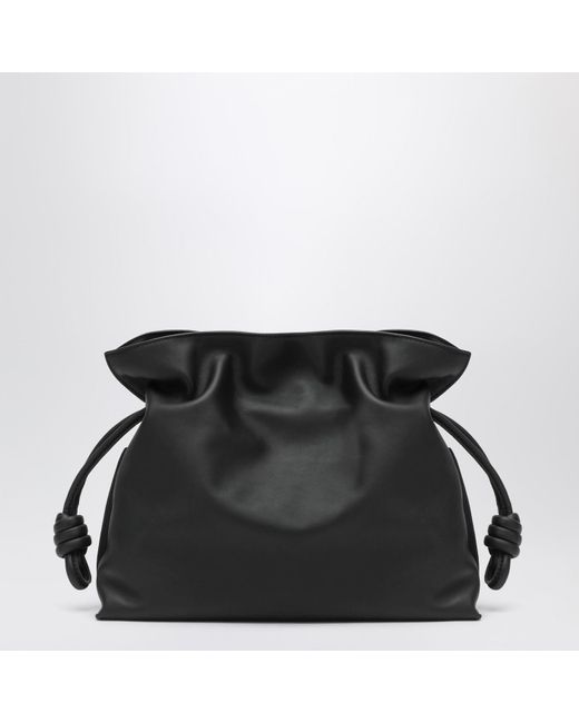 Loewe Brown Medium Flamenco Clutch Bag/Burgundy