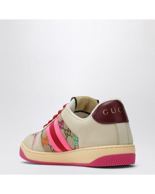 Gucci Pink Screener Trainer
