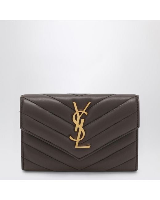 Saint Laurent Black Urban Chic Cassandre Wallet