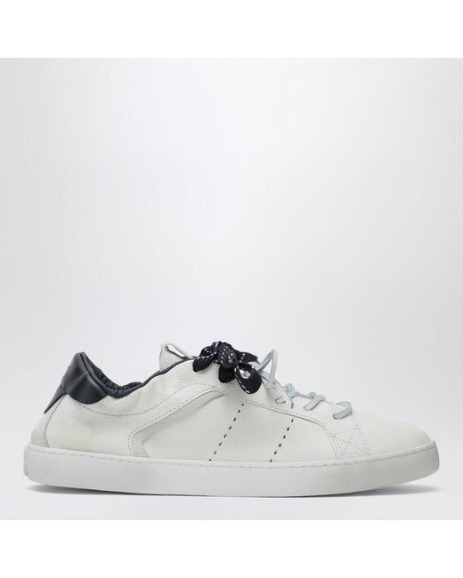 Miu Miu White Leather Sneakers