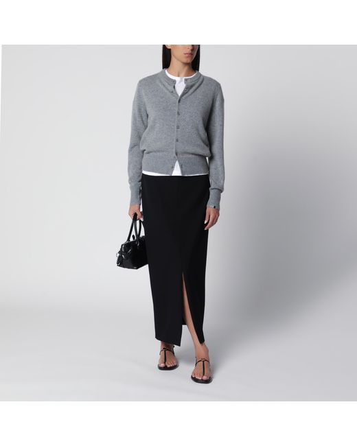 Extreme Cashmere Gray Little Lamb Goat Cashmere Cardigan