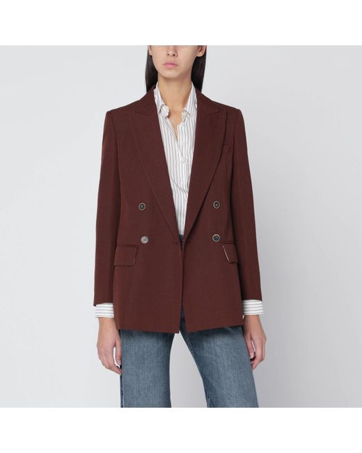 Max Mara Brown Earth-Tone Jacket