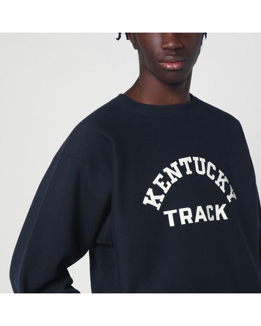 Champion Marineblaues Sweatshirt True To Archive Reverse Weave in Blue für Herren
