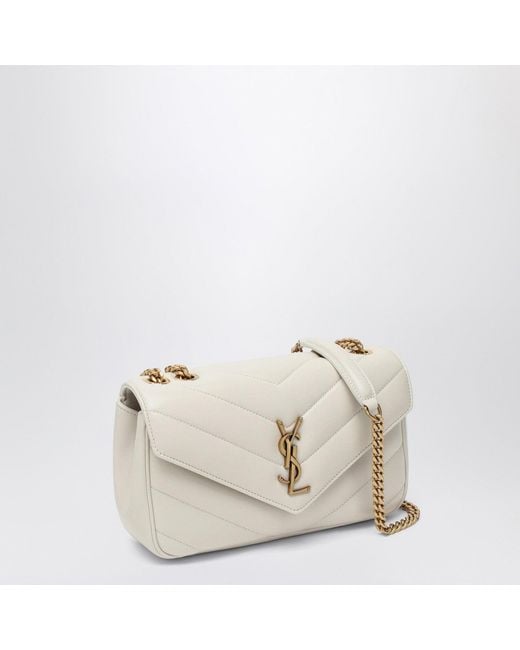 Saint Laurent Natural Loulou Small Bag Leather