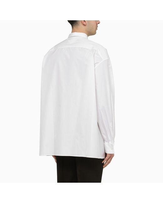 Prada White Cotton Shirt for men