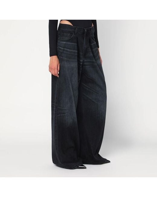 Jeans ampio candy in denim di Haikure in Black
