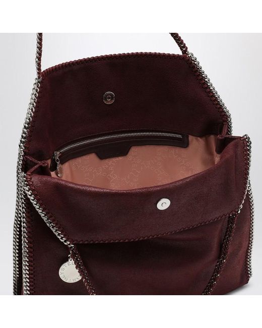 Borsa tote baby bella grande color prugna di Stella McCartney in Purple