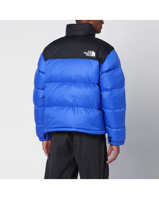 The North Face Retro Nuptse 1996 Black bright White Down Jacket in Blue for Men Lyst