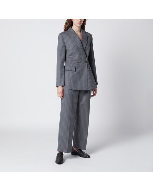 Anine Bing Gray Tiphaine Blazer