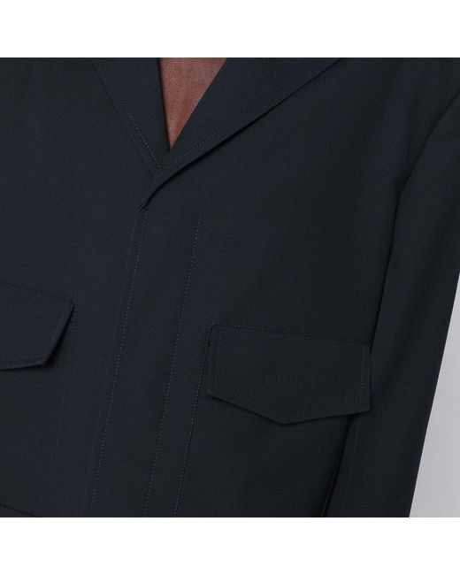 Gucci Blue Dark Jacket for men