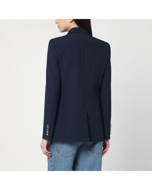 Gucci Blue Double-Breasted Jacket