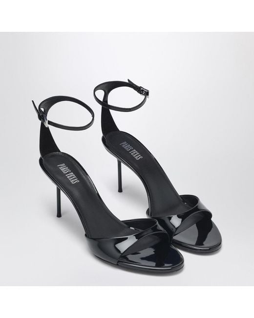 Paris Texas Metallic Lidia Patent Leather Sandal