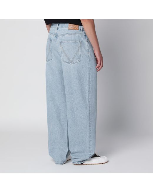 Bottega Veneta Blue Wide-Leg Jeans for men