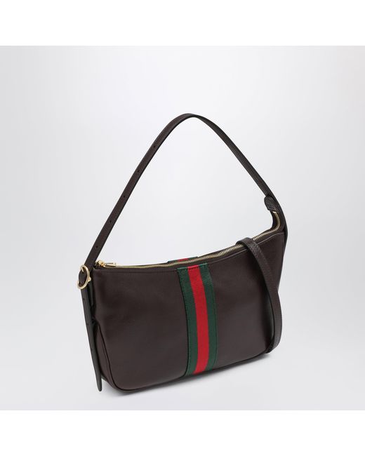 Gucci Black Small Lunetta Leather Bag for men