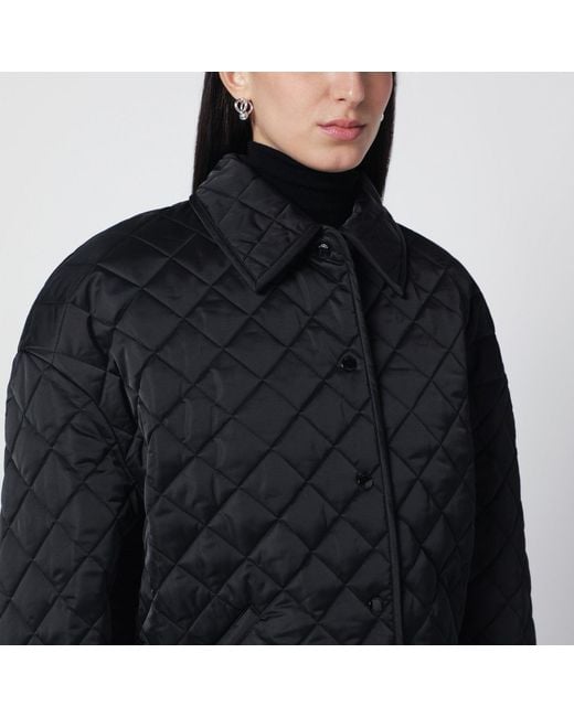 Totême Black Quilted Jacket