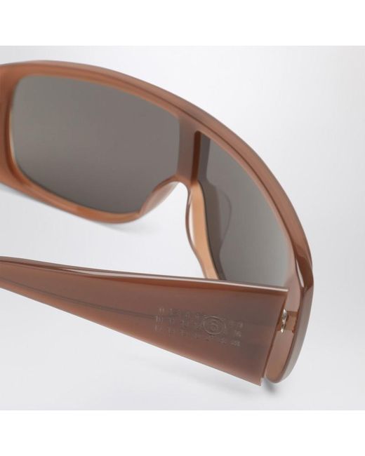 Occhiali da sole mask marroni di Retrosuperfuture in Brown da Uomo
