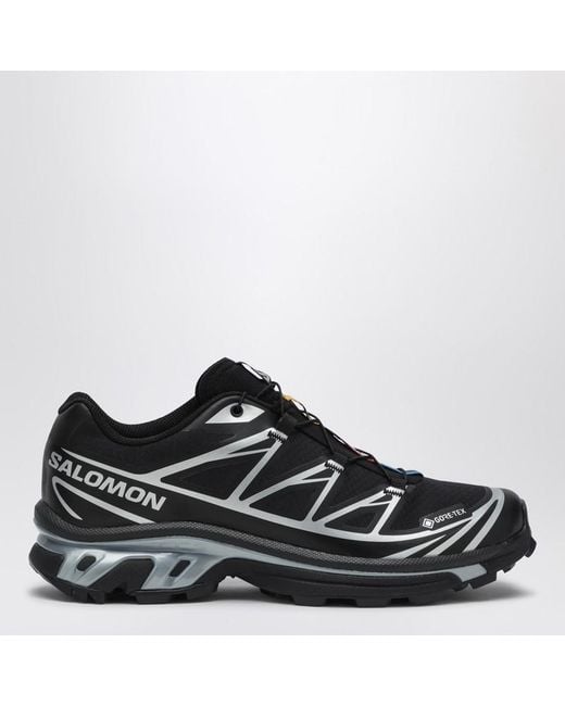 Salomon Flacher Sneaker Xt-6 Schwarz/Silber in Black für Herren