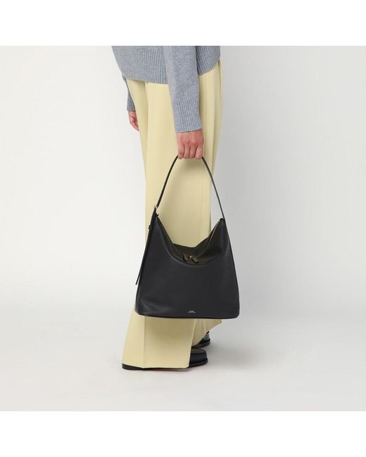 Borsa sac vera nera in pelle di A.P.C. in Black