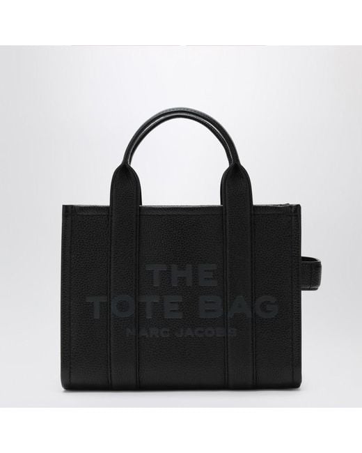 Marc Jacobs Black The Small Tote Bag Schwarzes Leder