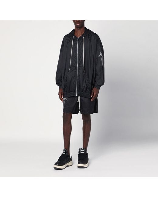 Champion x Rick Owens Black Lightweight Zip Jacket for men