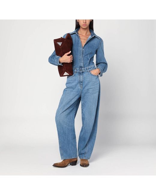Givenchy Blue Denim Jumpsuit