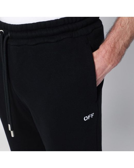 Off-White c/o Virgil Abloh Black Jogging Trousers With Off Logo for men
