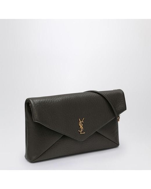 Pochette Envelope Cassandre Xxl Mousse Saint Laurent en coloris Black