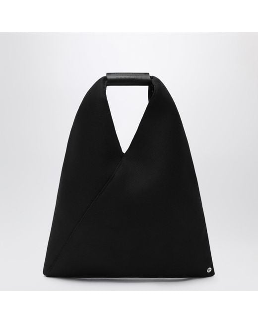 MM6 by Maison Martin Margiela Black Japanese Small Bag In Mesh