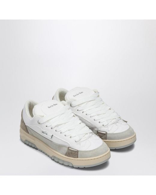 Santha White Colour-Block Sneaker for men
