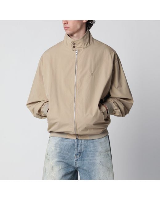 MM6 by Maison Margiela Natural Zip-Up Jacket for men