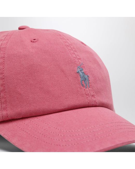 Polo Ralph Lauren Pink Baseball Cap With Logo for men