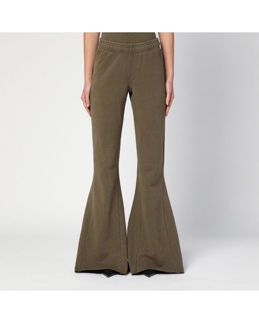 Entire studios Brown Organic Cotton Military Flared Trousers