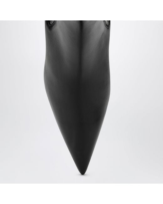 The Attico Black Ankle Boots With Heel