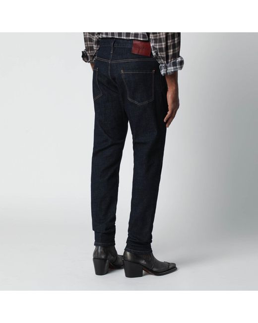 DSquared² Blue Slim Dark Denim Jeans for men