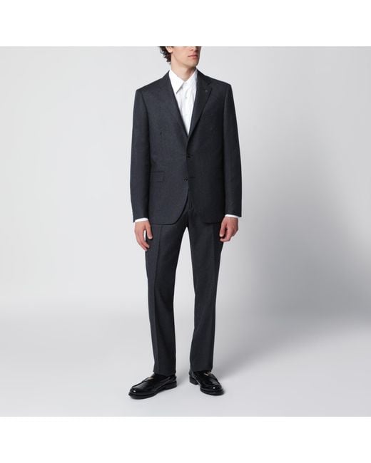 Lardini White Cotton Shirt With Fine Stripes for men