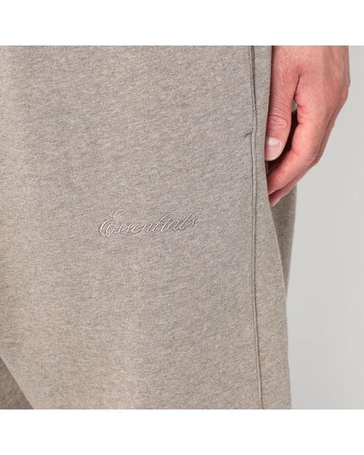 Pantaloni jogging in misto cotone di Fear Of God in Gray da Uomo