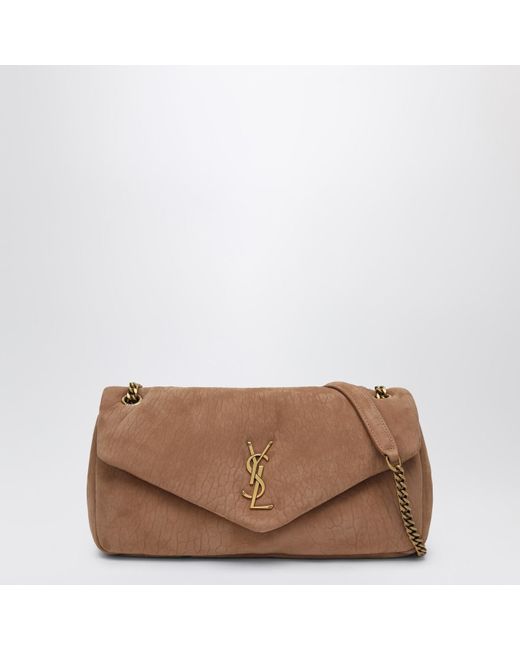 Saint Laurent Brown Caramel Calypso Leather Bag