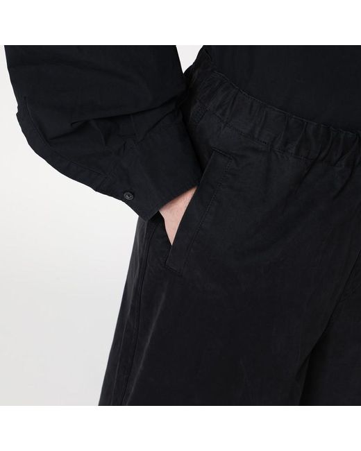 Entire studios Black Wide Bermuda Shorts In Cotton for men