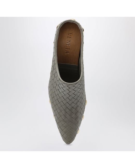 Bottega Veneta Gray Gondola Clogs