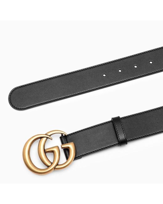 Cintura donna con fibbia Doppia G di Gucci in Black