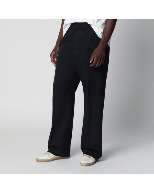 Golden Goose Deluxe Brand Black Straight-Leg Trousers for men