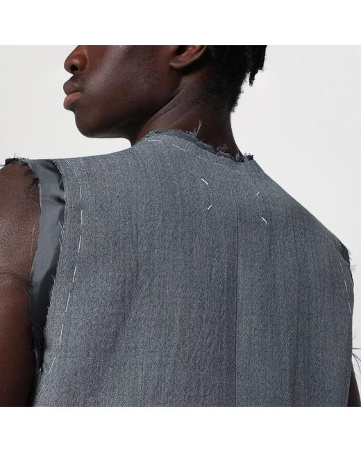 Maison Margiela Weste Work in Blue für Herren