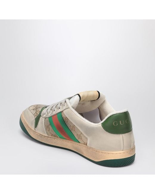 Gucci Green Screener Low Sneaker for men