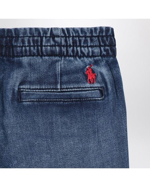 Polo Ralph Lauren Blue Washed Denim Jeans