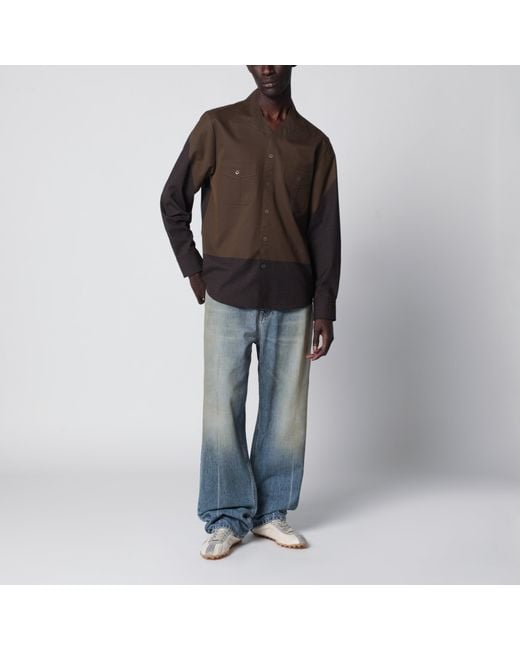 MM6 by Maison Margiela Blue Mid- Washed-Effect Denim Jeans for men