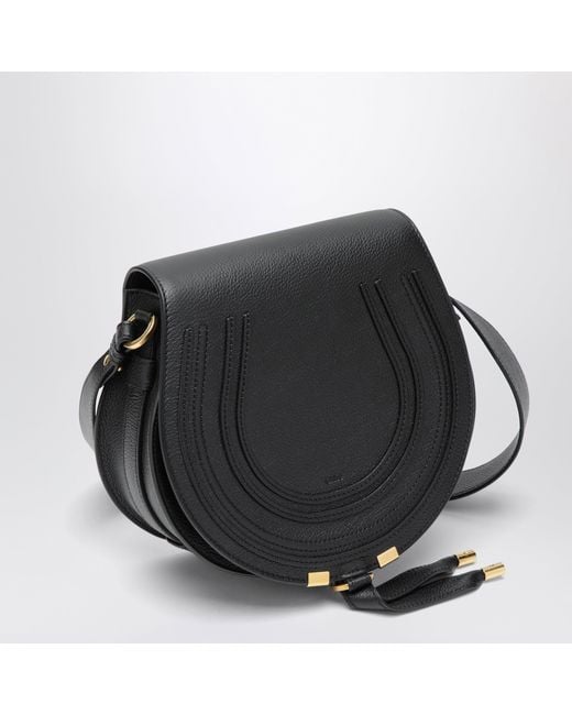 Chloé Black Saddle Marcie Bag