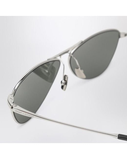 Occhiali da sole sl 831 argento/neri di Saint Laurent in Gray