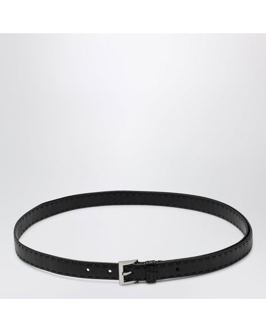 Prada Black Leather Belt for men
